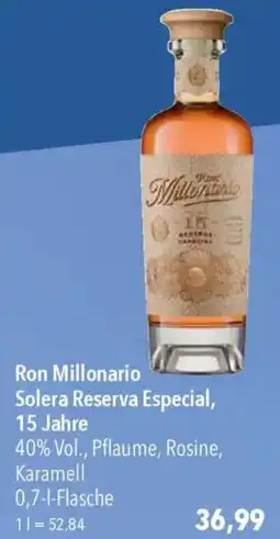 CITTI Markt Ron Millonario Solera Reserva Especial, 15 Jahre Angebot