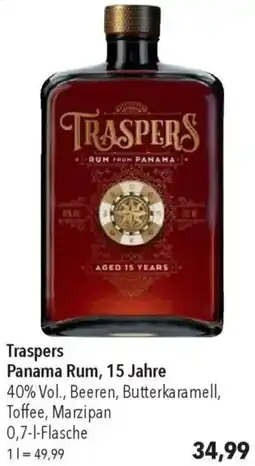 CITTI Markt Traspers Panama Rum, 15 Jahre Angebot