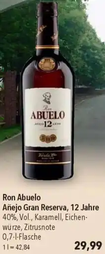 CITTI Markt Ron Abuelo Añejo Gran Reserva, 12 Jahre Angebot
