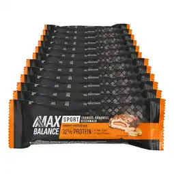 Netto Marken-Discount Max Balance Proteinriegel 32% Peanut Caramel 45 g, 12er Pack Angebot
