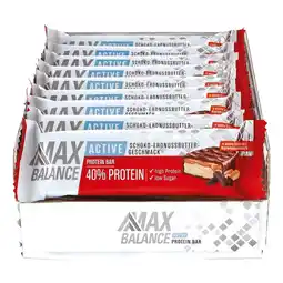 Netto Marken-Discount Max Balance 40% Active Proteienriegel Schoko-Erdnussbutter 50 g, 15er Pack Angebot