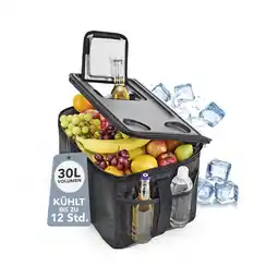 Netto Marken-Discount EASYmaxx Kühltasche faltbar 30l schwarz/dunkelgrau Angebot