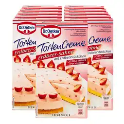 Netto Marken-Discount Dr. Oetker Tortencreme Erdbeer-Sahne 113 g, 11er Pack Angebot