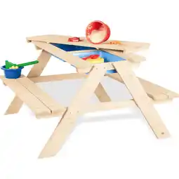 Netto Marken-Discount Pinolino Kindersitzgarnitur 'Matsch-Nicki für 4', natur Angebot