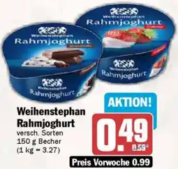 AEZ Weihenstephan Rahmjoghurt Angebot