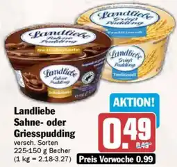 AEZ Landliebe Sahne oder Griesspudding Angebot