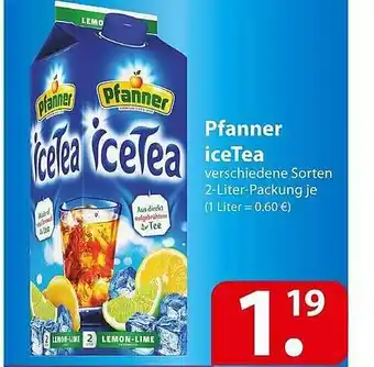 Famila Nord Ost Pfanner Icetea Angebot