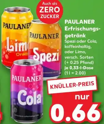 Kaufland PAULANER Erfrischungsgetränk Angebot