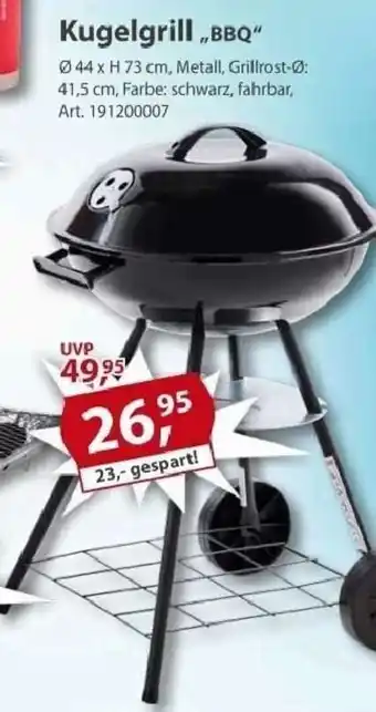 Sonderpreis Baumarkt Kugelgrill „BBQ" Angebot