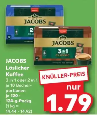 Kaufland JACOBS Löslicher Kaffee Angebot