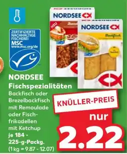 Kaufland NORDSEE Fischspezialitäten Angebot