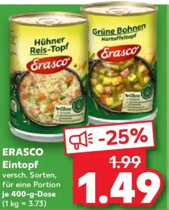 Kaufland ERASCO Eintopf Angebot