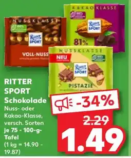 Kaufland RITTER SPORT Schokolade Angebot