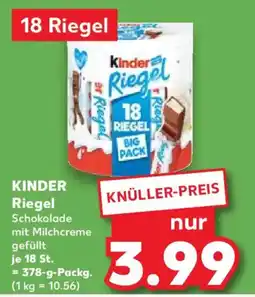 Kaufland KINDER Riegel Angebot