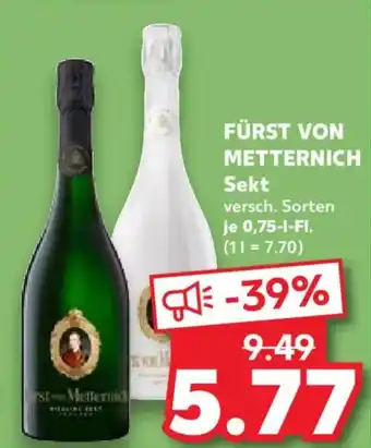 Kaufland Fürst von metternich sekt Angebot