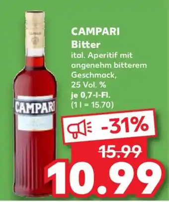 Kaufland CAMPARI Bitter Angebot