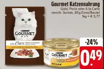 Edeka Gourmet Katzennahrung Angebot
