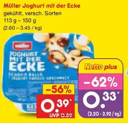 Netto Marken-Discount Müller Joghurt mit der Ecke Angebot