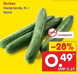 Netto Marken-Discount Gurken Angebot