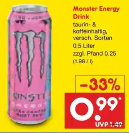 Netto Marken-Discount Monster Energy Drink Angebot