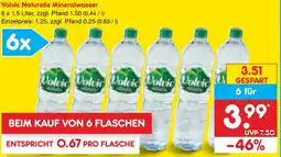 Netto Marken-Discount Volvic Naturelle Mineralwasser Angebot