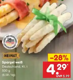 Netto Marken-Discount HEIMAT Spargel weiß Angebot
