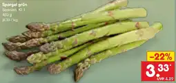 Netto Marken-Discount Spargel grün Angebot