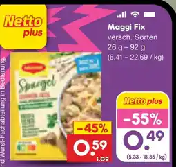 Netto Marken-Discount Maggi Fix Angebot