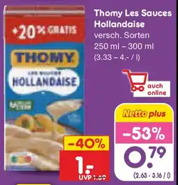 Netto Marken-Discount Thomy Les Sauces Hollandaise Angebot
