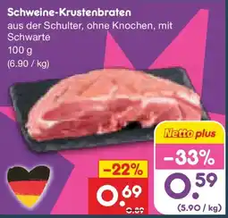 Netto Marken-Discount Schweine-Krustenbraten Angebot