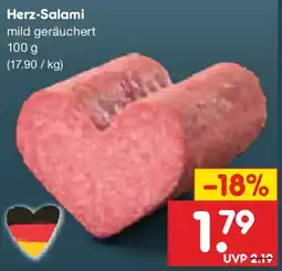 Netto Marken-Discount Herz-Salami Angebot