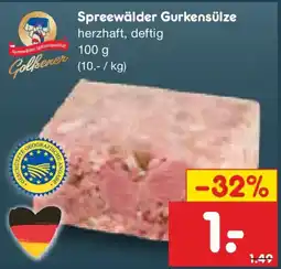Netto Marken-Discount Spreewälder Gurkensülze Angebot