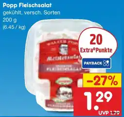 Netto Marken-Discount Popp Fleischsalat Angebot