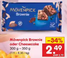 Netto Marken-Discount Mövenpick Brownie oder Cheesecake Angebot