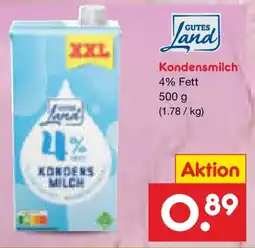 Netto Marken-Discount Kondensmilch Angebot