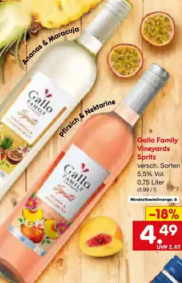 Netto Marken-Discount Gallo Family Vineyards Spritz Angebot