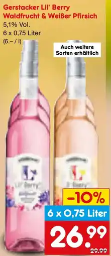 Netto Marken-Discount Gerstacker Lil' Berry Waldfrucht & Weißer Pfirsich Angebot