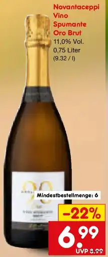 Netto Marken-Discount Novantaceppi Vino Spumante Oro Brut Angebot