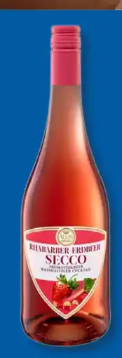 Lidl Allini Rhabarber Erdbeer Secco Angebot