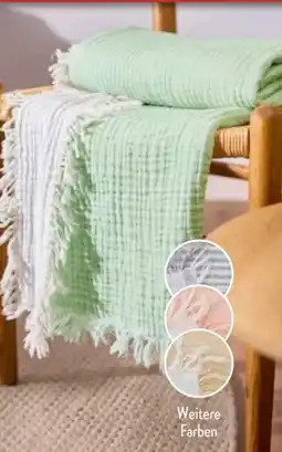 Aldi Süd Home Creation Musselin-Decke Angebot