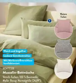 Aldi Süd Novitesse Musselin-Bettwäsche Angebot