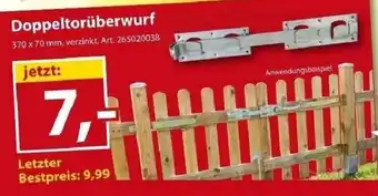 Sonderpreis Baumarkt Doppeltorüberwurf Angebot