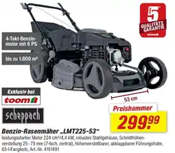 toom Baumarkt scheppach Benzin-Rasenmäher,,LMT225-53" Angebot