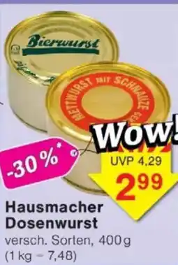 Jawoll Hausmacher Dosenwurst Angebot