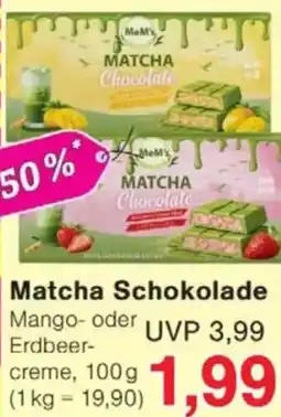 Jawoll Matcha Schokolade Angebot