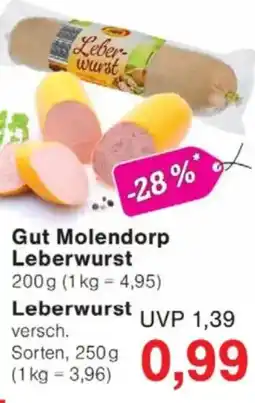 Jawoll Gut Molendorp Leberwurst oder Leberwurst Angebot