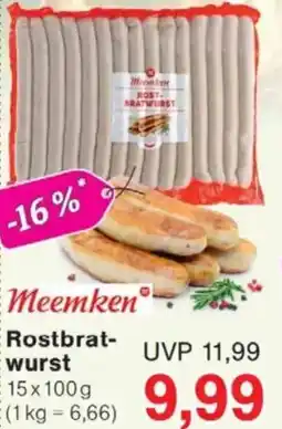 Jawoll Meemken Rostbratwurst Angebot