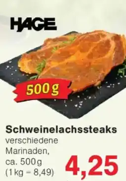 Jawoll HAGE Schweinelachssteaks Angebot