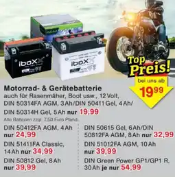 Jawoll ibox Motorrad- & Gerätebatterie Angebot