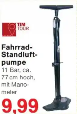 Jawoll TIM TOUR Fahrrad- Standluftpumpe Angebot